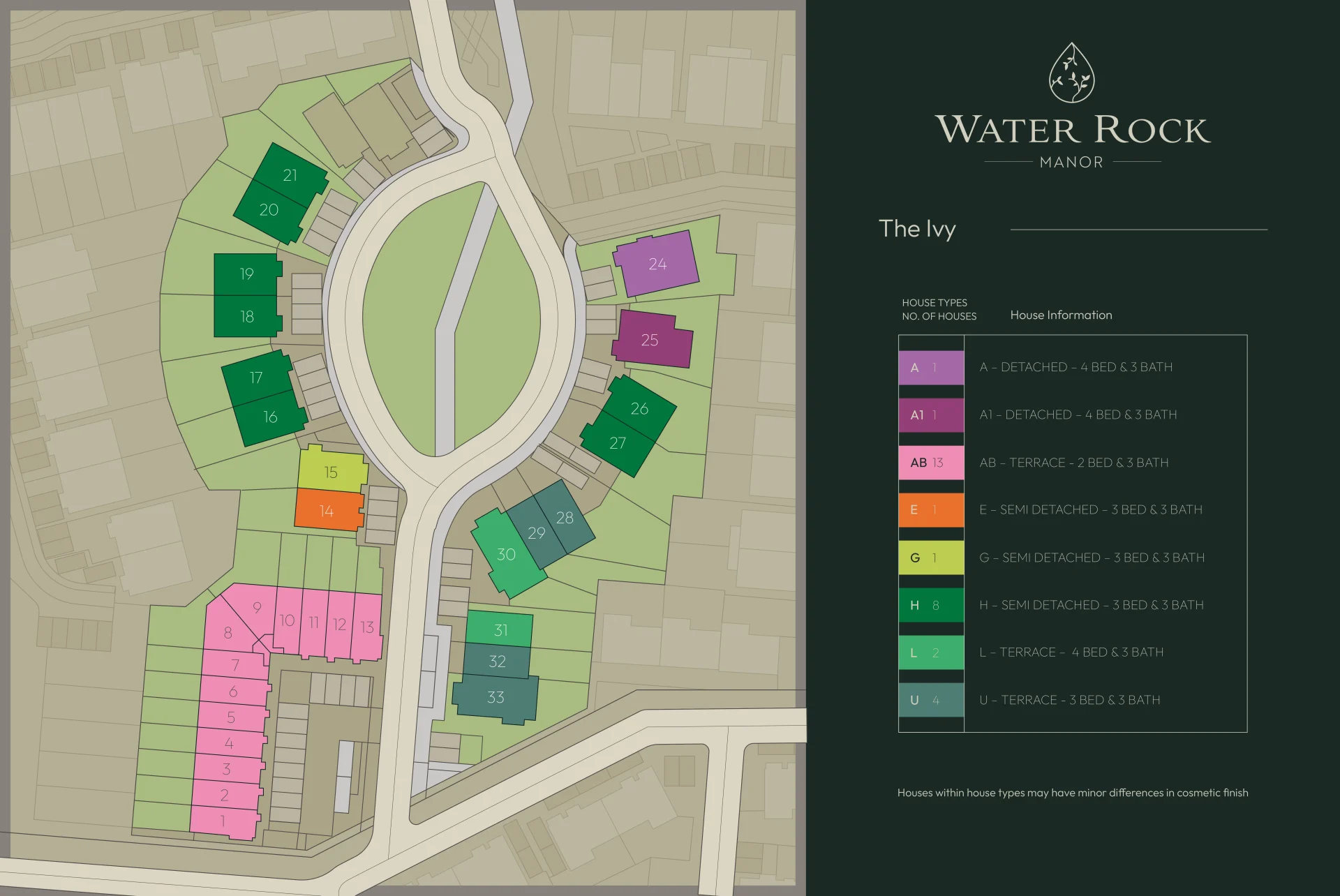 Water Rock Manor Site Map The Ivy Phase 4